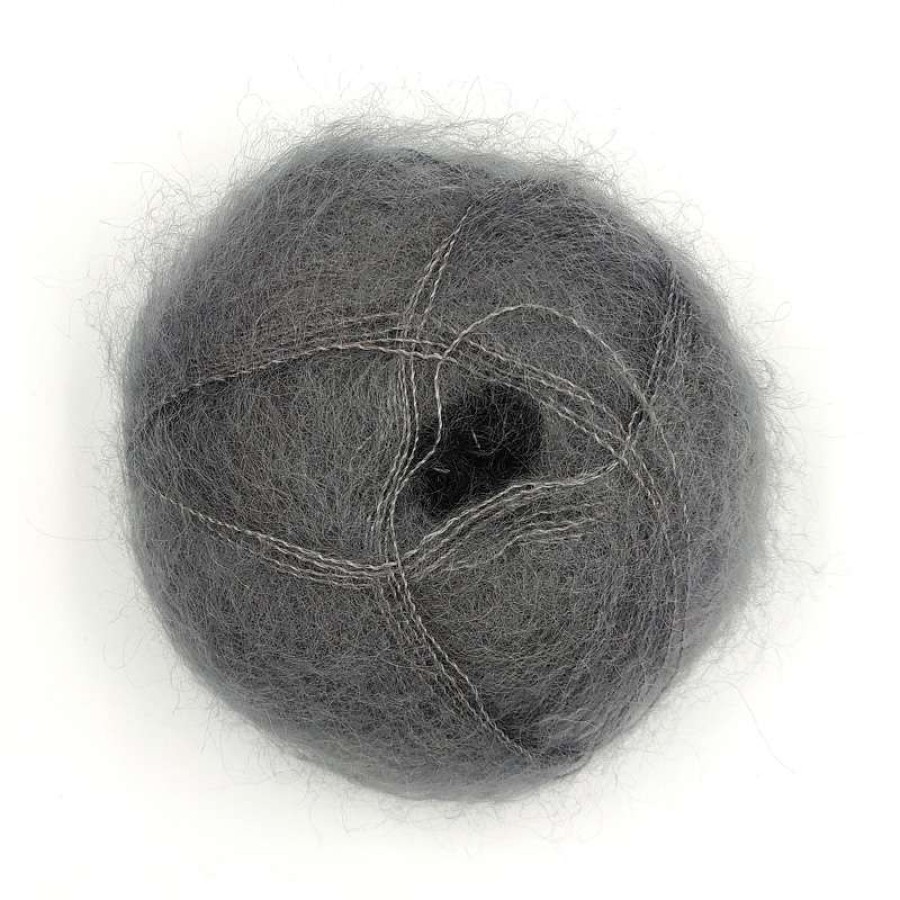 Mohair by Canard Brushed Lace - 3010 Koks Dunkelgrau