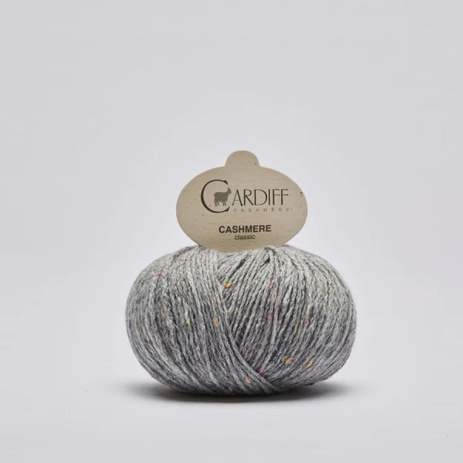Cardiff Cashmere Classic - 303 Touch Grau Tweed