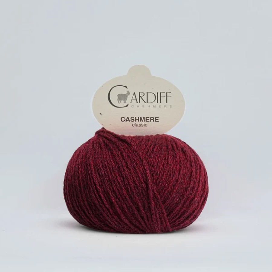 Cardiff Cashmere Classic - 310 Amor Bordeaux Meliert