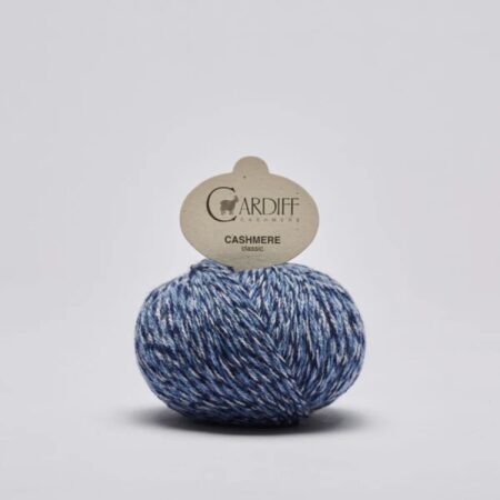Cardiff Cashmere Classic - 313 Lirica Blauweiss Meliert