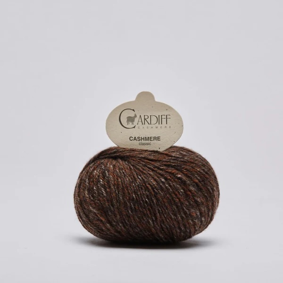 Cardiff Cashmere Classic - 315 Tartan Dunkelbraun Meliert