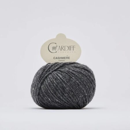 Cardiff Cashmere Classic - 320 Smoky Dunkelgrau Meliert