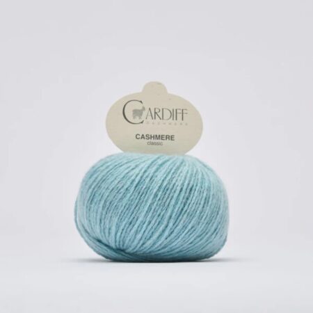 Cardiff Cashmere Classic - 321 Sky Helles Türkis Blau