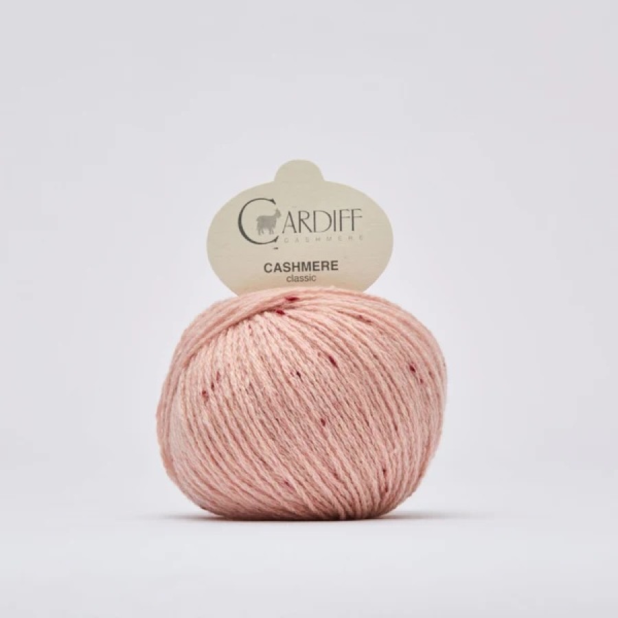 Cardiff Cashmere Classic - 323 Blush Rosa Tweed