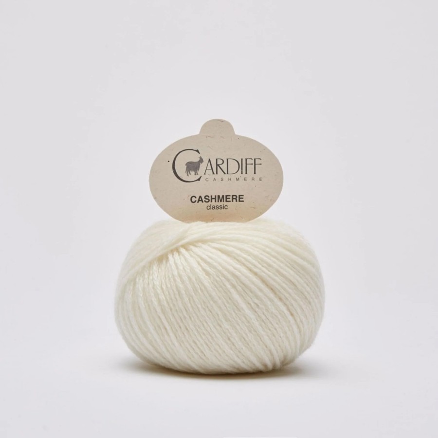 Cardiff Cashmere Classic - 501 Neve Eierschale