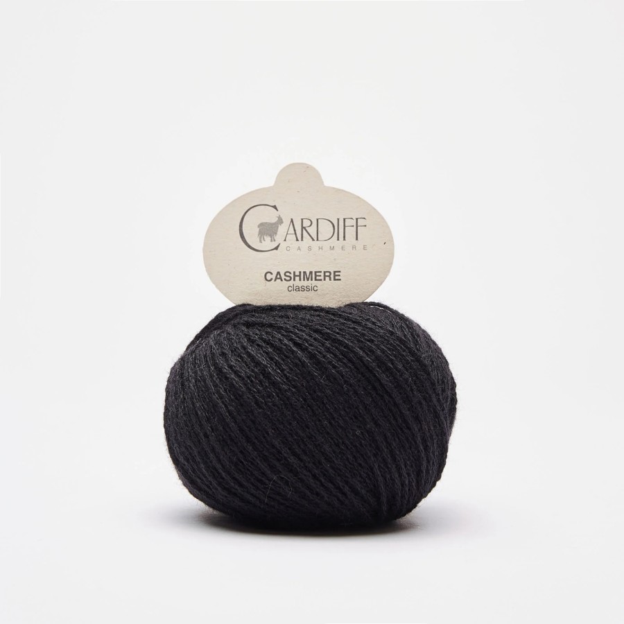 Cardiff Cashmere Classic - 516 Nero Schwarz