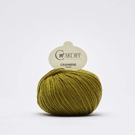 Cardiff Cashmere Classic - 570 Yatay Olivbraun
