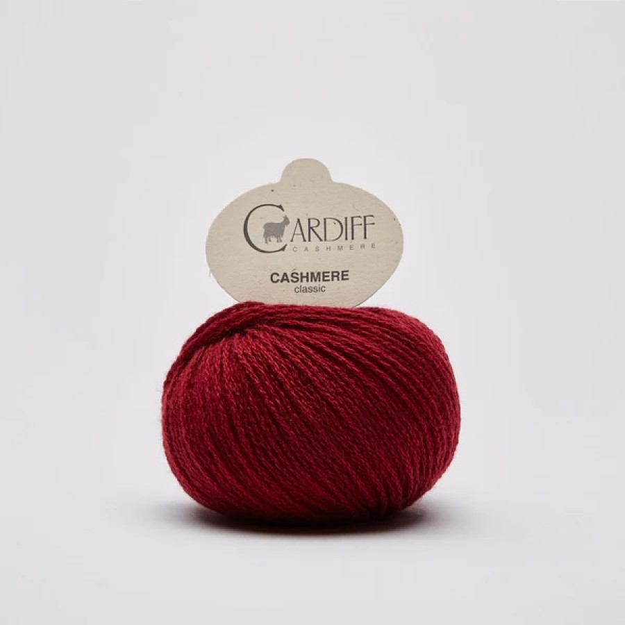 Cardiff Cashmere Classic - 628 Granata Bordeaux Rot