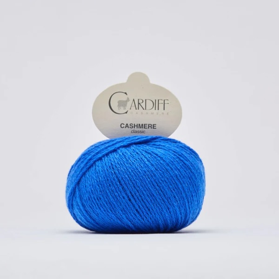 Cardiff Cashmere Classic - 637 Fiordaliso Leuchtblau