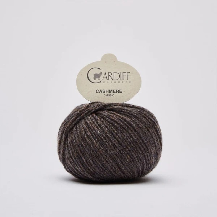 Cardiff Cashmere Classic - 676 Zig Zag Braun Meliert