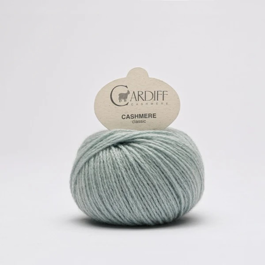 Cardiff Cashmere Classic - 677 Mose' Eisblau