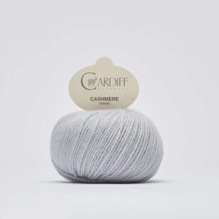 Cardiff Cashmere Classic - 751 Perla Helles Silbergrau