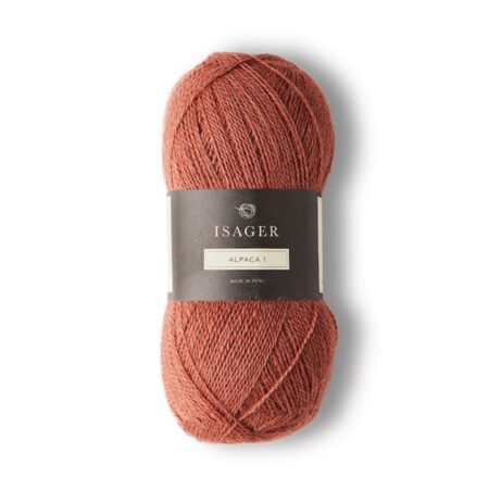 Isager Alpaca 1 - 001 Ziegel