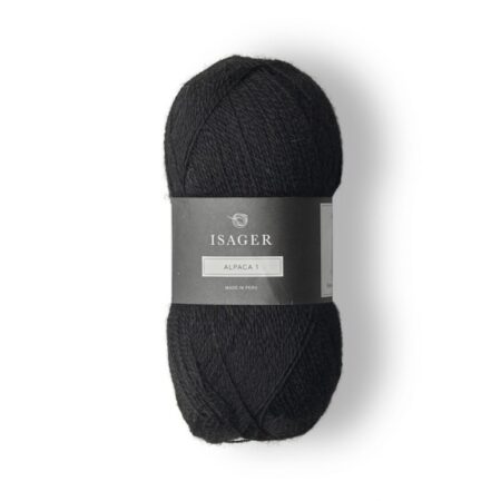 Isager Alpaca 1 - 030 Schwarz