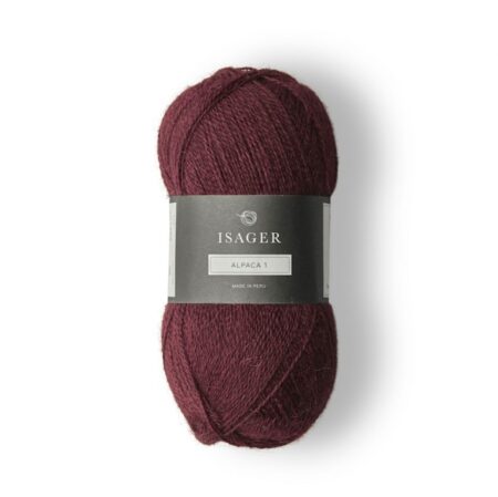 Isager Alpaca 1 - 036 Weinrot