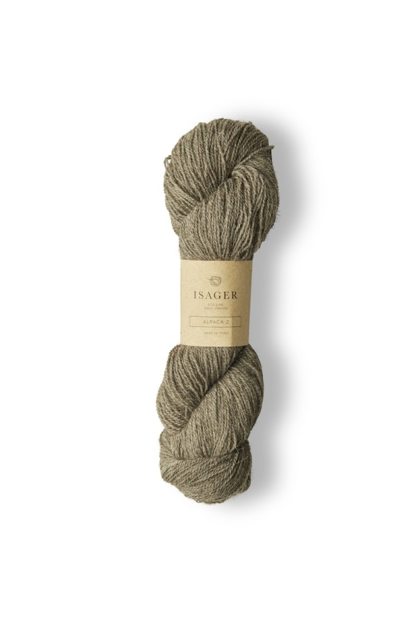 Isager Alpaca 2 - ECO E4s Graubraun