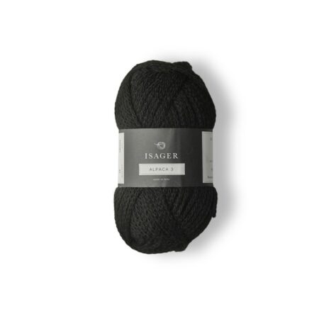 Isager Alpaca 3 - 030 Schwarz