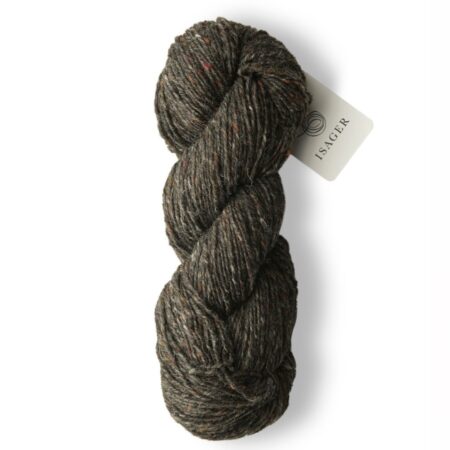 Isager Aran Tweed - Black