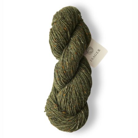 Isager Aran Tweed - Green