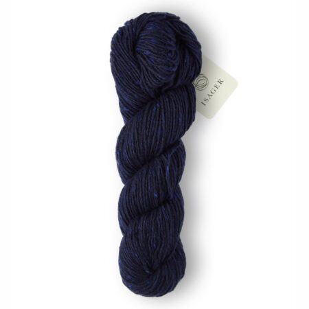 Isager Aran Tweed - Navy Blau