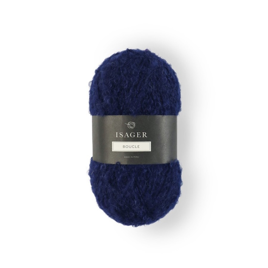 Isager Bouclé - 100 Navy