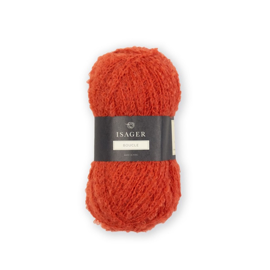 Isager Bouclé - 028 Poppy Rot