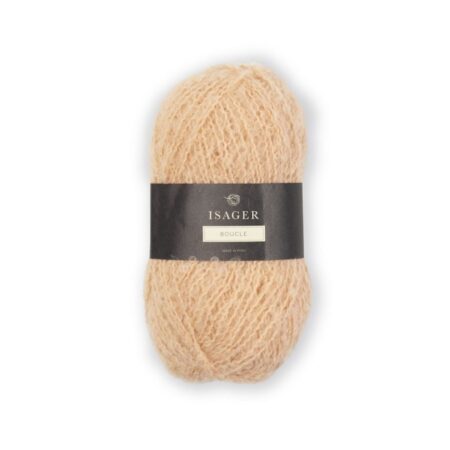Isager Bouclé - 062 Beige mit Apricot Unterton