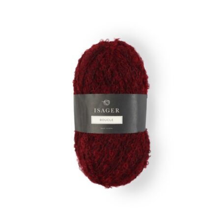 Isager Bouclé - 098 Weinrot