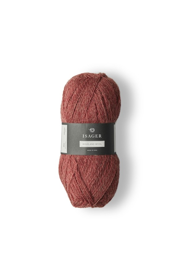 Isager Highland - Chili Dunkelrosa