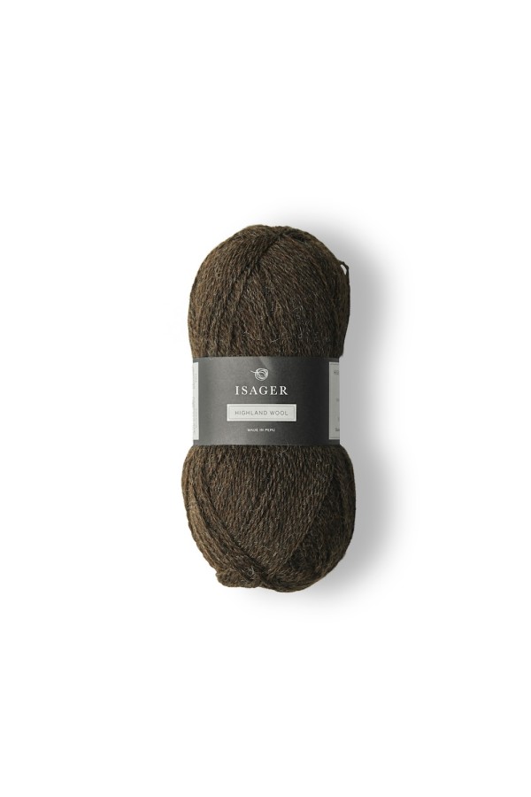 Isager Highland - Chocolate Schokoladenbraun