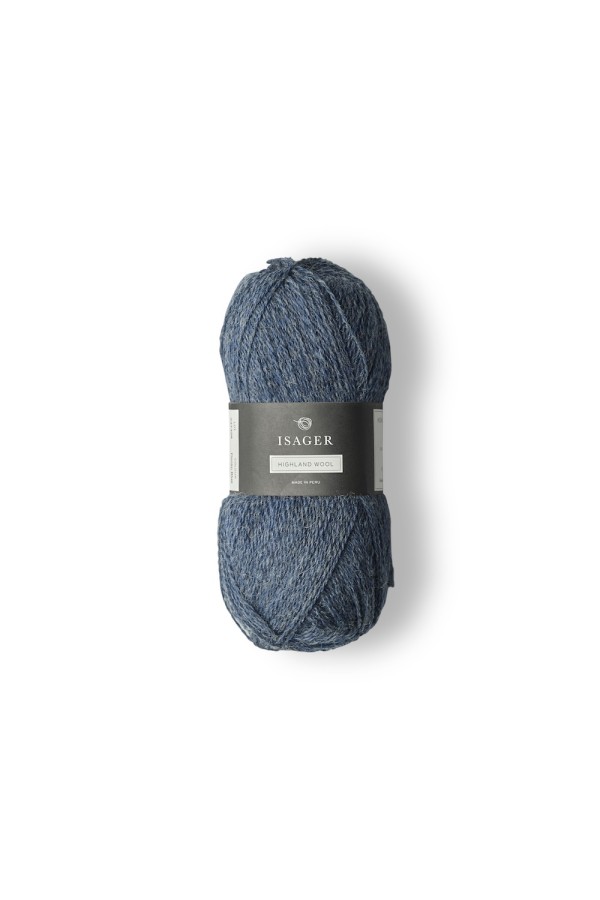 Isager Highland - Denim Blue