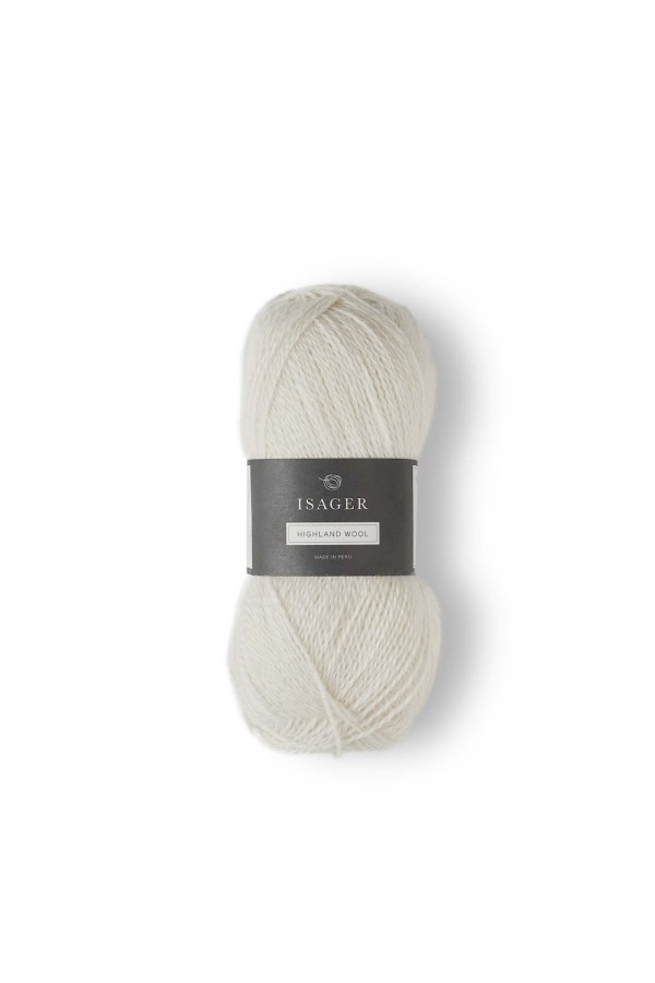 Isager Highland - E0 Ecru