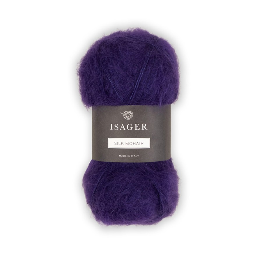 Isager Silk Mohair - 014 Violett