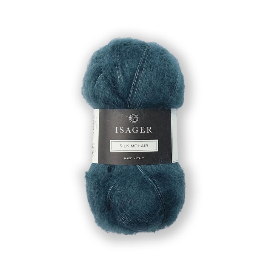 Isager Silk Mohair - 016 Petrol