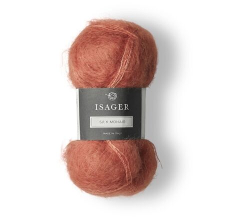 Isager Silk Mohair - 028 Ziegelrot