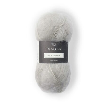 Isager Silk Mohair - 002s Graubeige