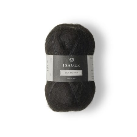 Isager Silk Mohair - 030 Schwarz