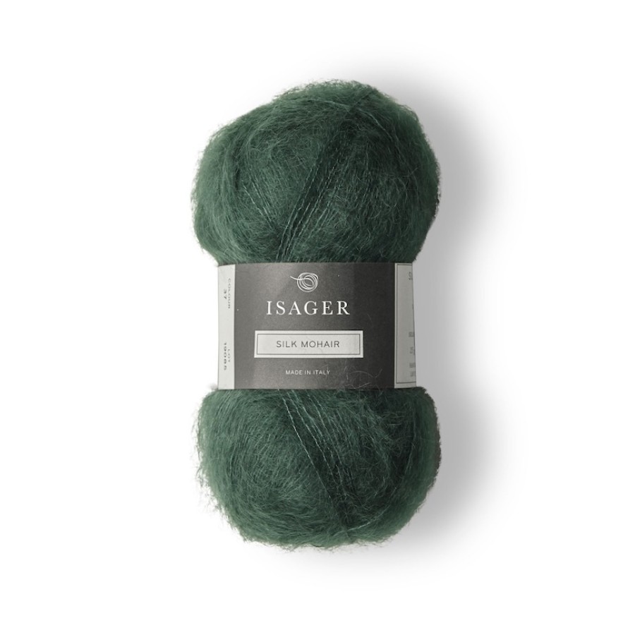 Isager Silk Mohair - 037 Tannengrün