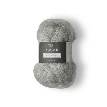 Isager Silk Mohair - 003S Hellgrau