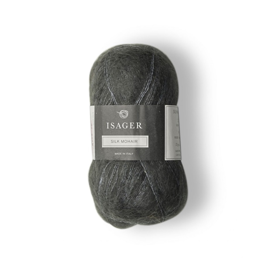 Isager Silk Mohair - 047 Blaugrau