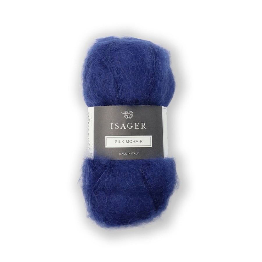 Isager Silk Mohair - 054 Royalblau