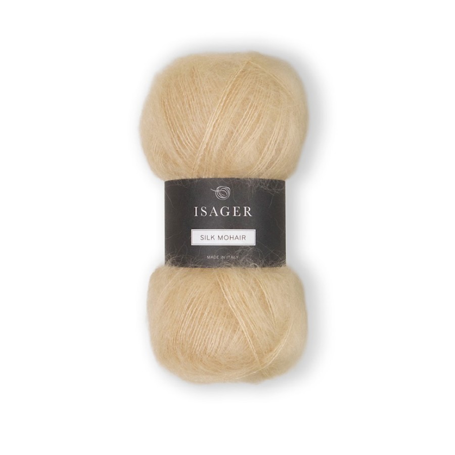 Isager Silk Mohair - 058 Blonder Hund
