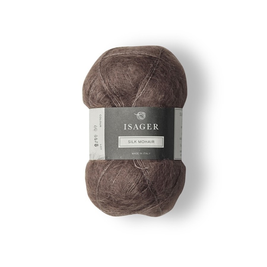 Isager Silk Mohair - 060 Braun