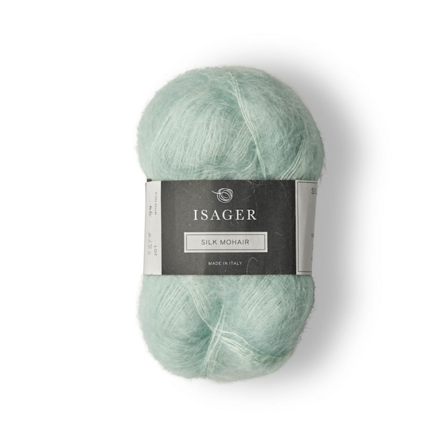 Isager Silk Mohair - 066 Blassblau