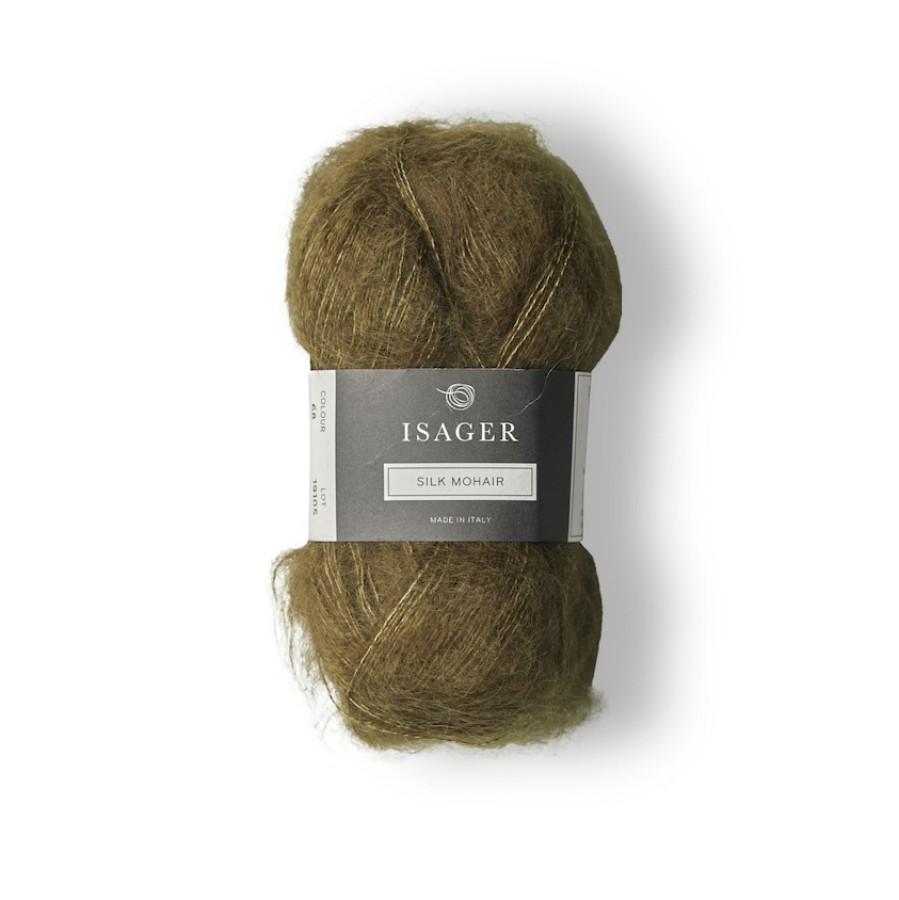 Isager Silk Mohair - 068 Olive