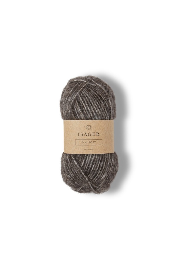 Isager Soft - E4S Dunkel Graubraun