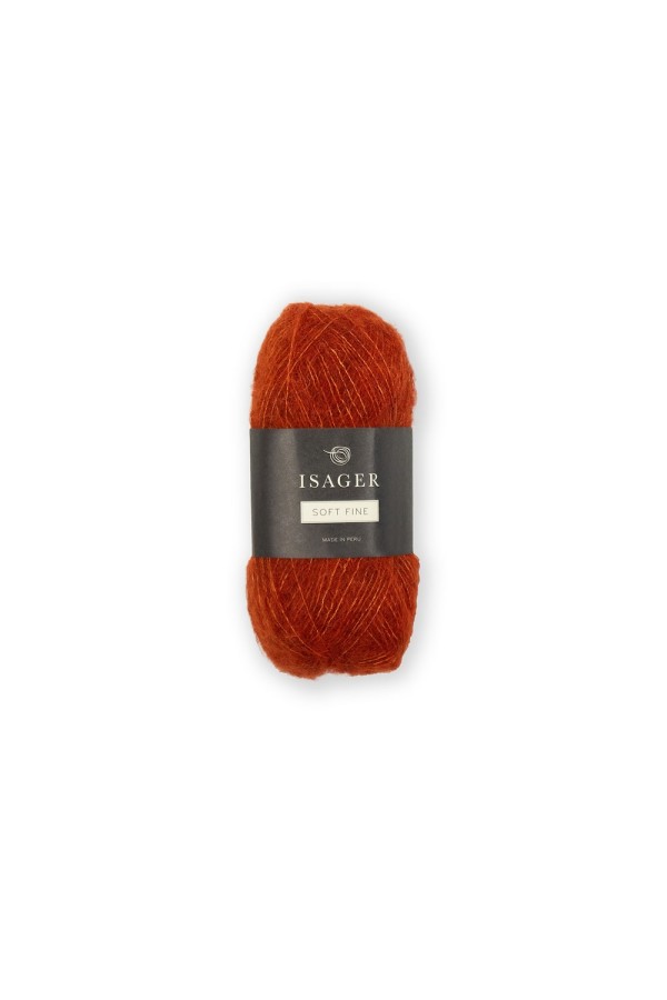 Isager Soft Fine - 028 Ziegel