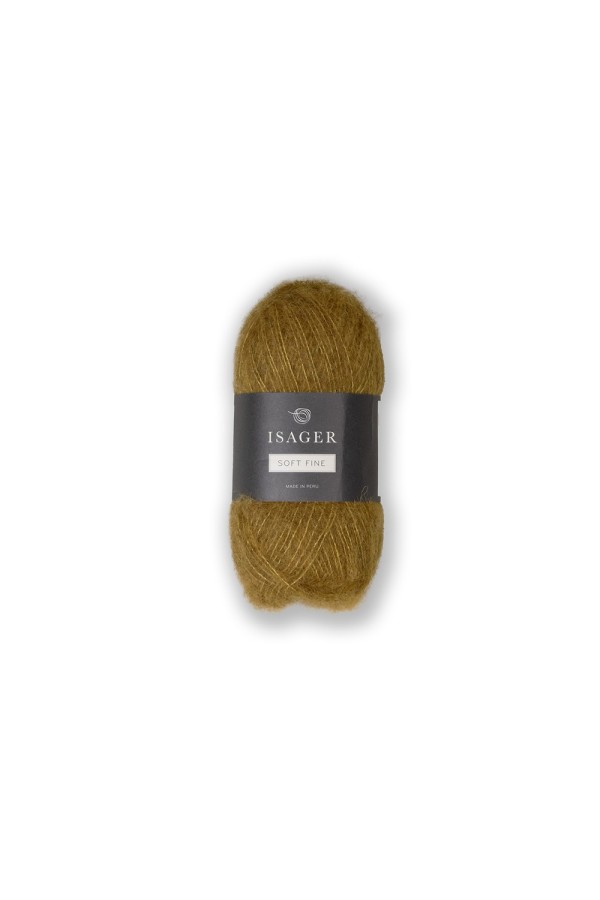 Isager Soft Fine - 003 Dunkles Senf