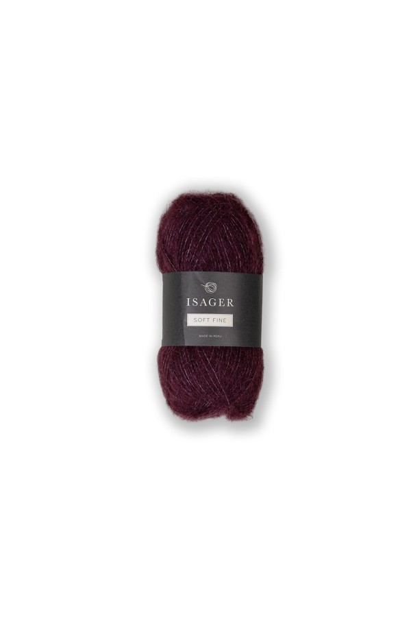 Isager Soft Fine - 036 Weinrot