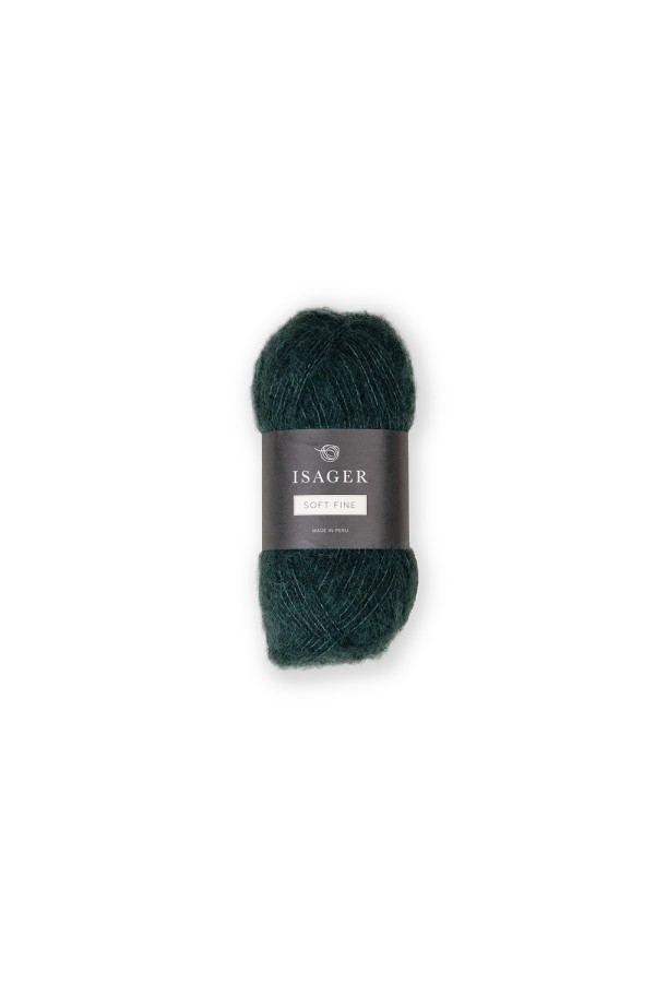 Isager Soft Fine - 037 Dunkelgrün